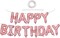 Colorful Celebrations: 16-Inch Mylar Foil Happy Birthday Balloons Banner - Eco-Friendly Decor for All Ages!
